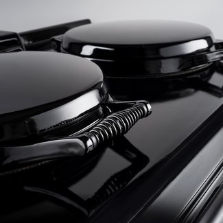 Black Edition Aga cooker handles