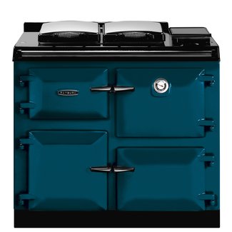Rayburn 680K Salcombe Blue showroom